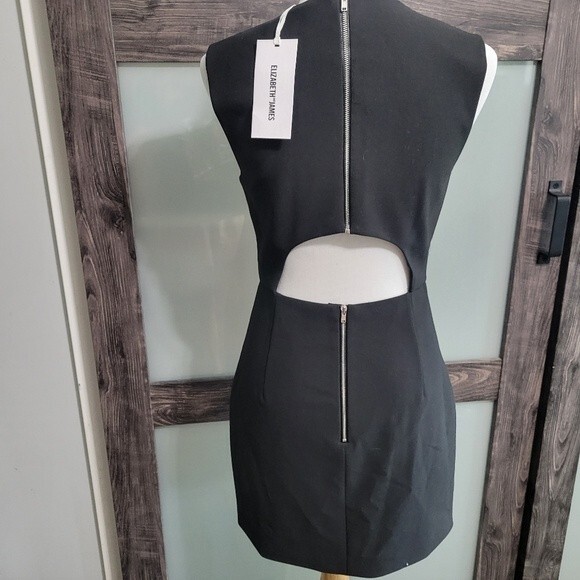 Elizabeth and James double zip cutout little black dress - Picture 3 of 3